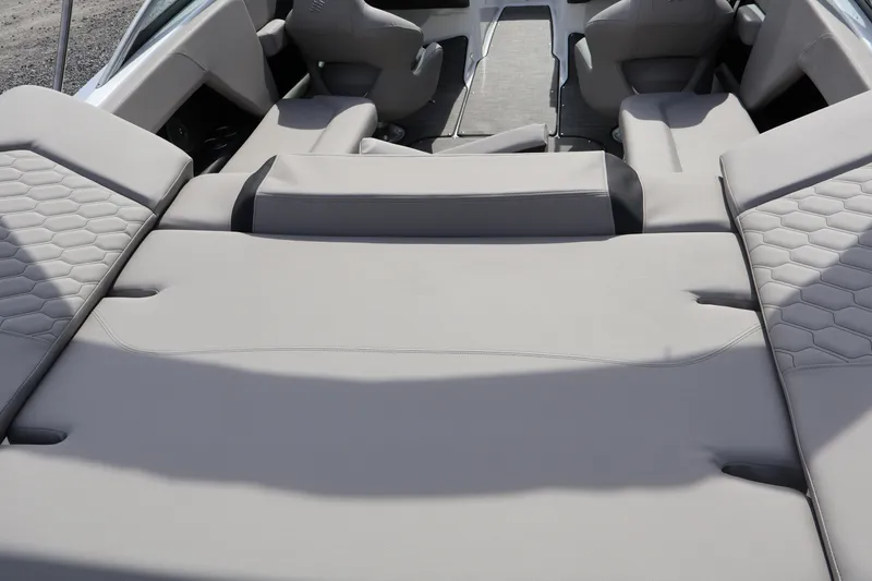 Slide: The Image of 2026 Four Winns H4 boat interior with spacious seating and modern design. - 11