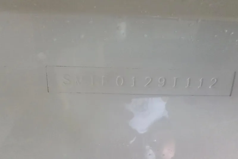 Slide: The Image of Hull identification number on 2012 SouthWind 2400 SD boat. - 15