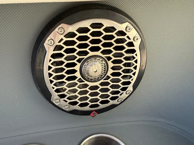 Slide: The Image of Speaker in a 2015 Cobalt R7 boat. - 21