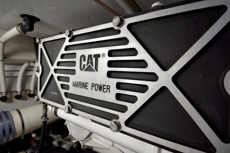 Slide: The Image of CAT Marine Power engine in a 2010 Neptunus 58 yacht. - 33