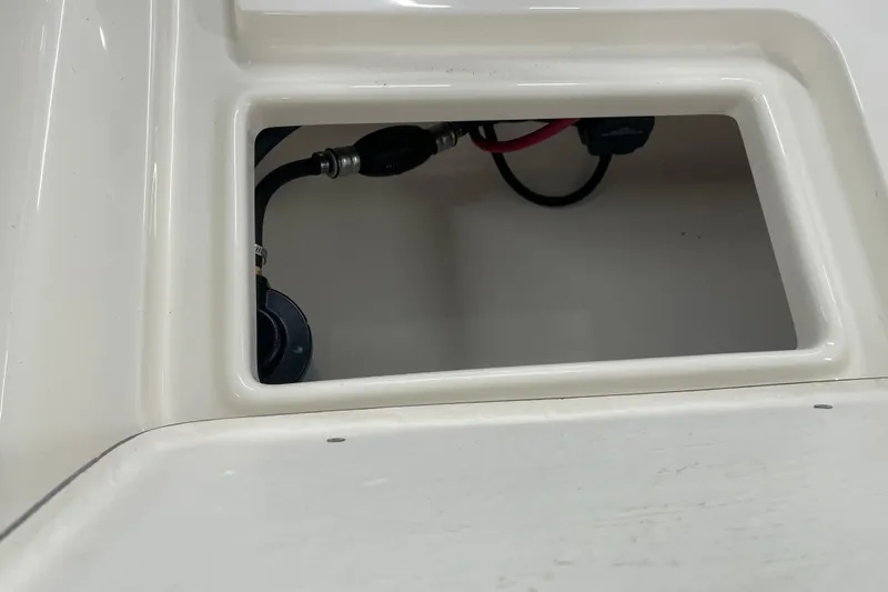 Slide: The Image of Bulls Bay 2000 boat interior wiring detail, 2026 model. - 14