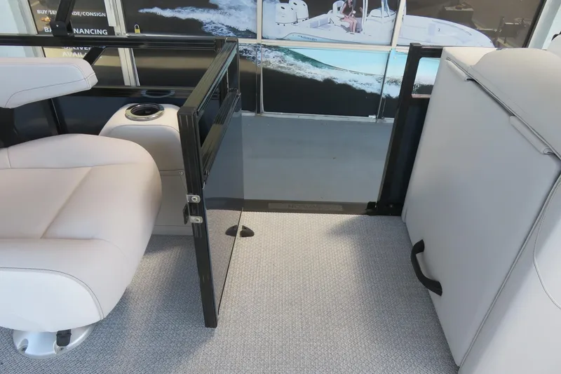 Slide: The Image of 2026 Avalon Venture 85 Quad Lounge interior with plush seating and modern design. - 33