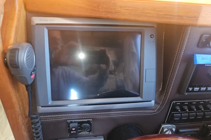 Slide: The Image of Garmin GPSmap 741 display on 2014 Ranger Tugs R-27 boat dashboard. - 24