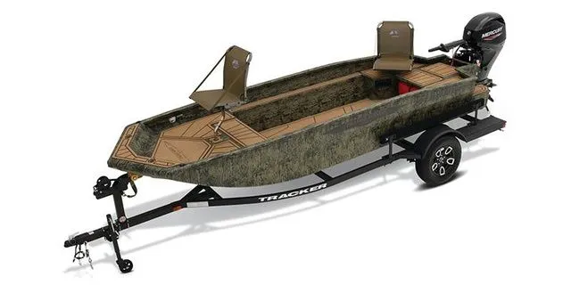 The Image of 2026 Tracker GRIZZLY 1650 T boat with trailer, Prairie Wings Edition. - 1