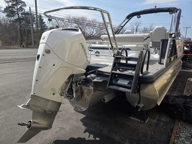 Slide: The Image of Crest Caribbean 230 SLS Tri-Toon - Extended Rear Deck w/ 2026 - 28