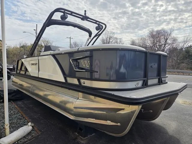 Slide: The Image of Crest Caribbean 230 SLS Tri-Toon - Extended Rear Deck w/ 2026 - 5