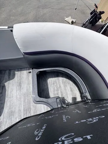 Slide: The Image of Crest Caribbean 230 SLS Tri-Toon w/200hp, Trailer, Exten 2025 - 26