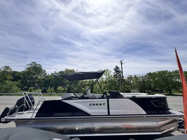 Slide: The Image of Crest Caribbean 230 SLS Tri-Toon w/200hp, Trailer, Exten 2025 - 3