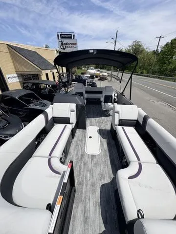Slide: The Image of Crest Caribbean 230 SLS Tri-Toon w/200hp, Trailer, Exten 2025 - 4
