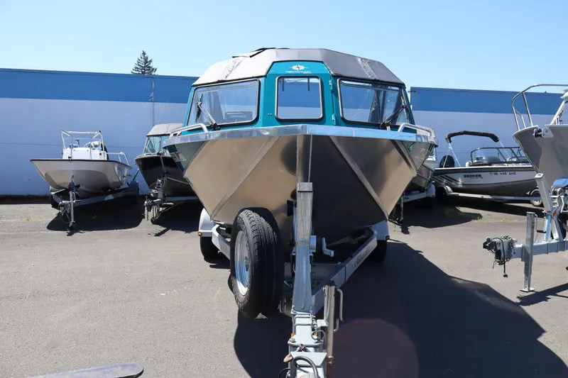 Slide: The Image of 2019 Northwest 208 SeaStar boat on trailer in outdoor lot. - 4
