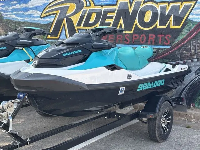 The Image of 2022 Sea-Doo GTX 130 PRO jet ski on trailer. - 1