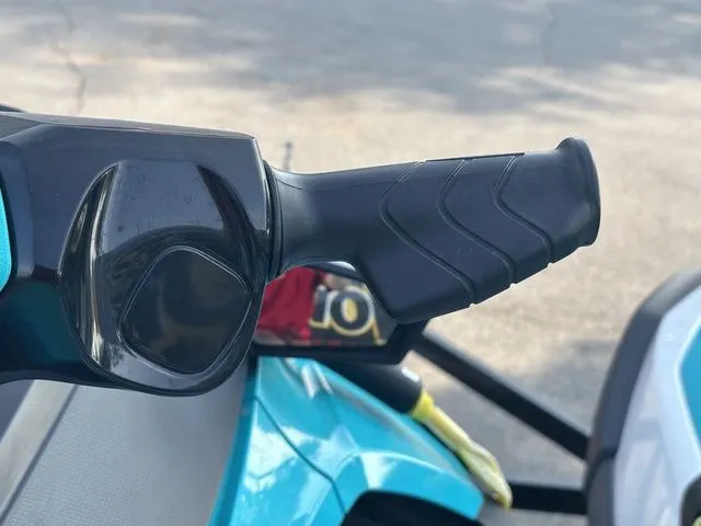 Slide: The Image of Close-up of the handlebar on a 2022 Sea-Doo GTX 130 PRO. - 11