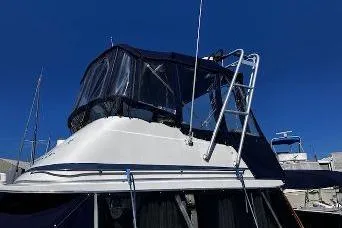 Slide: The Image of FLYBRIDGE WITH FULL CANVAS AND RADAR PEDISTAL - 23