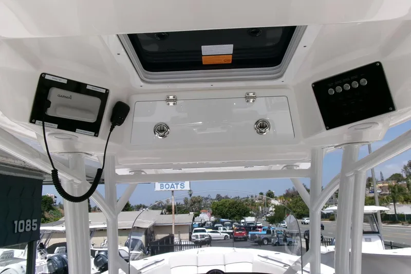Slide: The Image of Interior view of 2022 Sea Fox 288 Commander boat with Garmin electronics. - 20