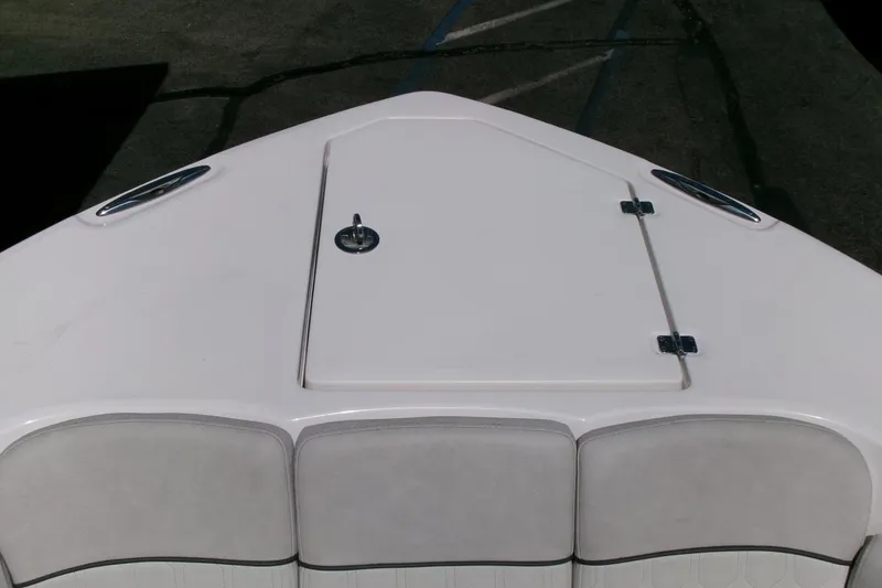 Slide: The Image of Bow of 2022 Sea Fox 288 Commander boat with storage hatch. - 4