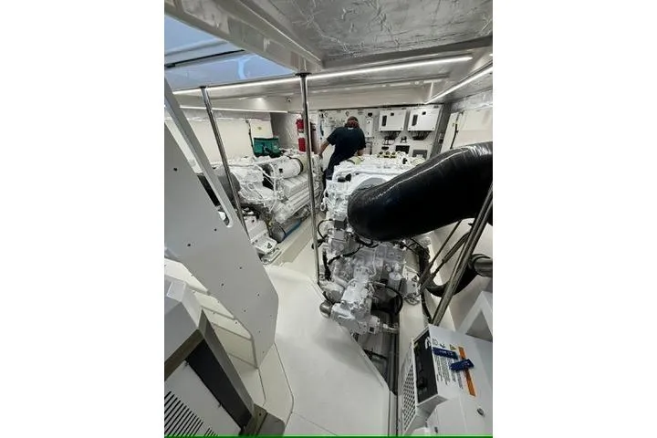 Slide: The Image of Engine room of 2025 Maritimo M75 - 27