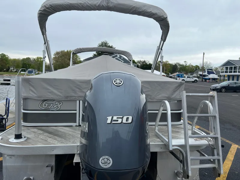 Slide: The Image of 2018 G3 V322 SS boat with Yamaha 150 engine. - 11