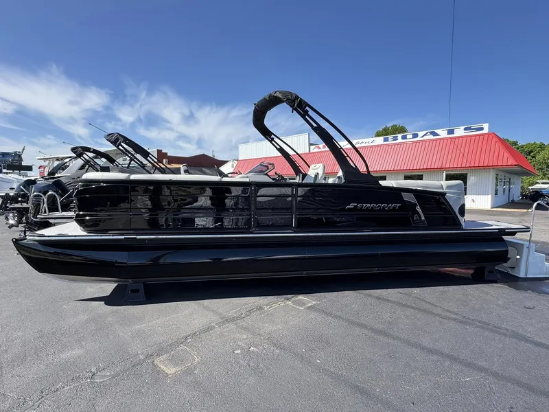 The Image of 2026 Starcraft RX 25 R DH pontoon boat on display. - 1
