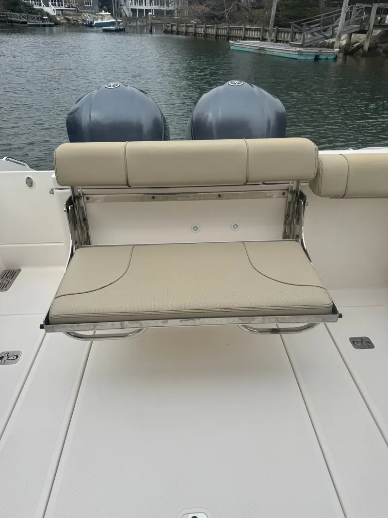 Slide: The Image of 2017 Pursuit DC 295 Dual Console with foldable rear seat. - 20