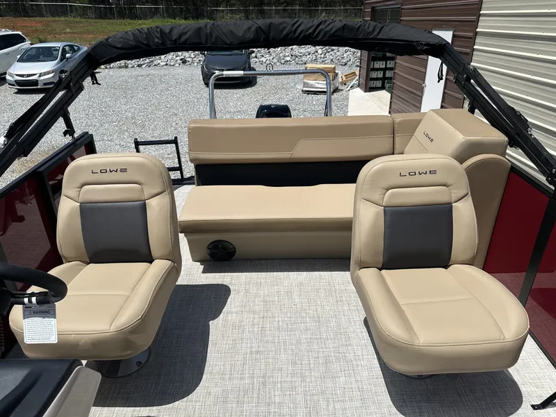 Slide: The Image of Interior of Lowe LS Walk Thru 170 boat, model 2026. - 6