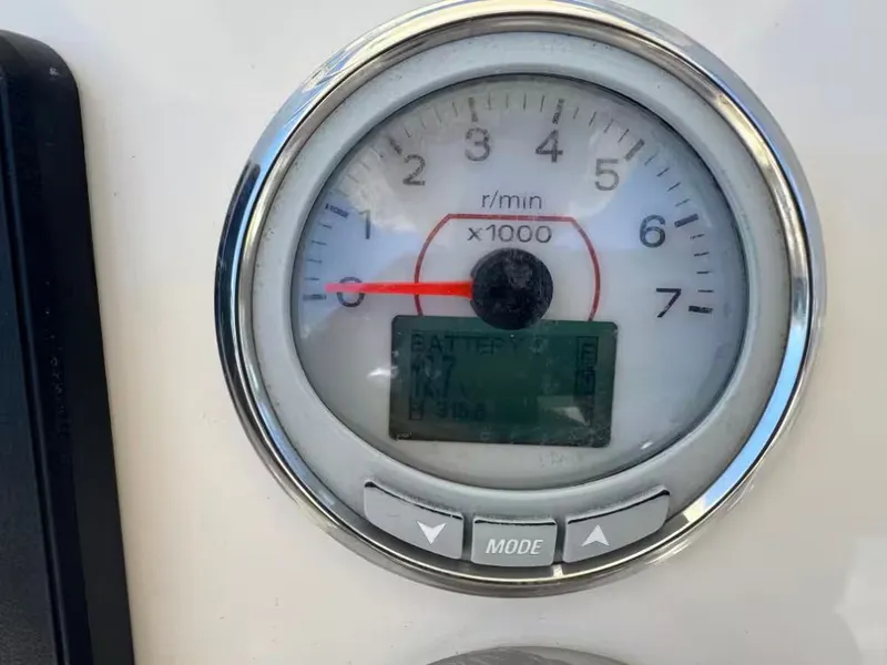 Slide: The Image of Tachometer of a 2018 Key West 230 Bay Reef boat. - 17