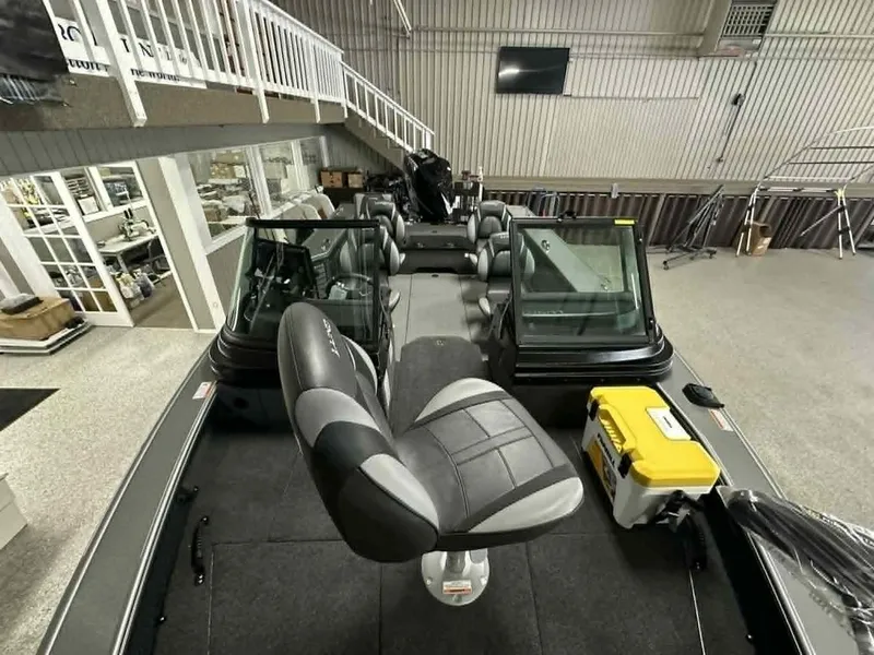 Slide: The Image of Interior view of the 2026 Lund 2075 Pro-V Sport boat. - 6