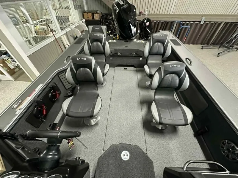 Slide: The Image of Interior of 2026 Lund 2075 Pro-V Sport with four seats. - 7