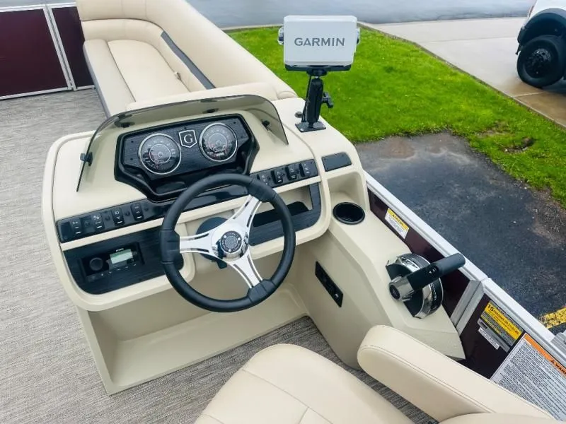 Slide: The Image of Interior of 2024 Godfrey Pontoons 2286 SB with Garmin navigation system. - 11