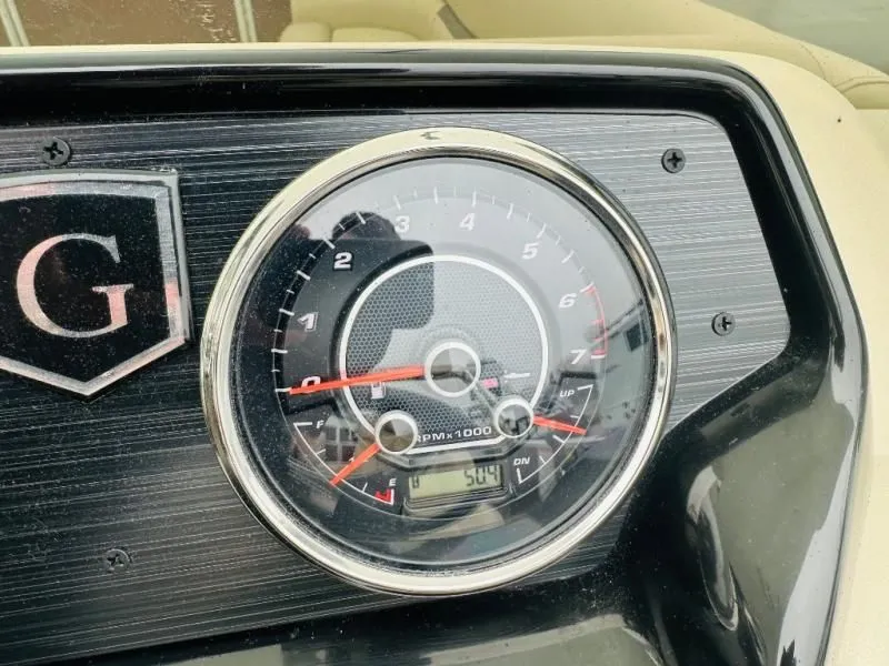 Slide: The Image of Tachometer of a 2024 Godfrey Pontoons 2286 SB boat. - 4