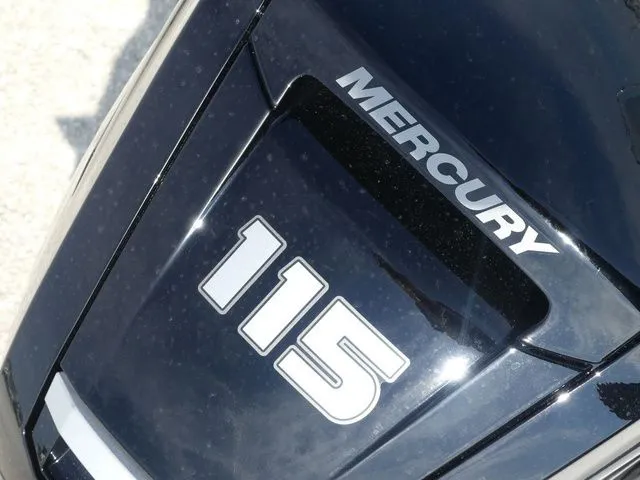 Slide: The Image of Mercury 115 outboard motor on Bayliner Trophy T18, 2026 model. - 10