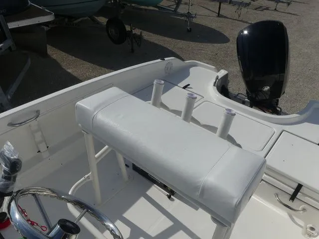 Slide: The Image of Interior view of Bayliner Trophy T18 Limited Edition 2026 boat. - 13