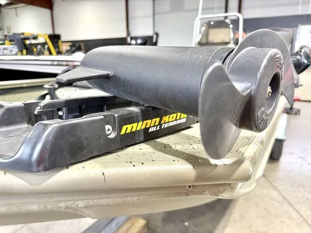 Slide: The Image of Minn Kota All Terrain motor on 2006 Tracker 1654CC boat. - 12