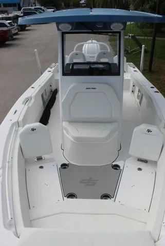 Slide: The Image of Interior view of Sea Pro 245 FLXR Sandbar boat, year 2026. - 11