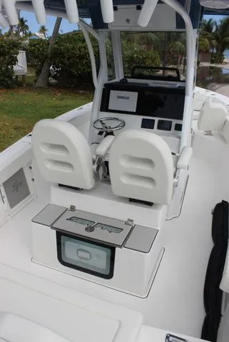 Slide: The Image of Interior view of Sea Pro 245 FLXR Sandbar 2026 boat. - 12