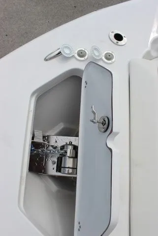Slide: The Image of Anchor compartment of the 2026 Sea Pro 245 FLXR Sandbar. - 25