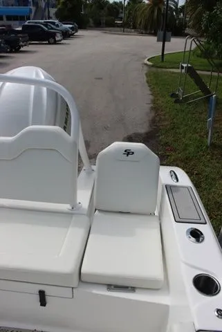 Slide: The Image of Rear view of Sea Pro 245 FLXR Sandbar 2026 boat. - 31