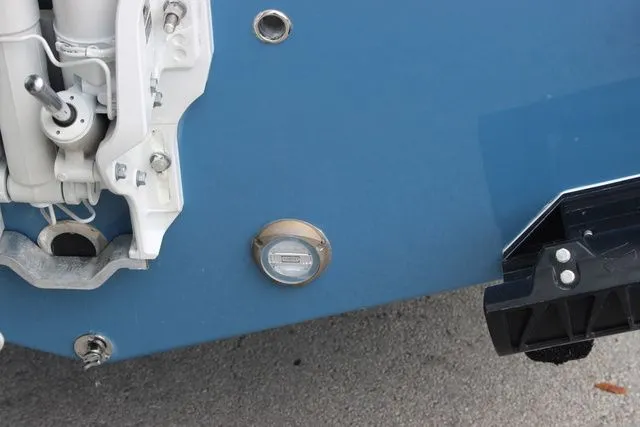 Slide: The Image of Rear view of a 2026 Sea Pro 245 FLXR Sandbar boat. - 37