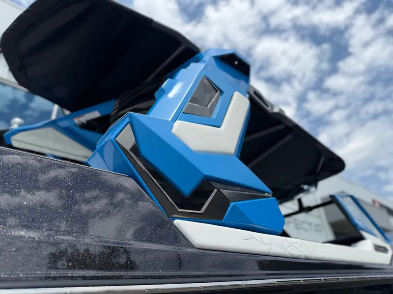 Slide: The Image of 2026 Nautique Super Air Nautique G25 Paragon, modern design. - 11