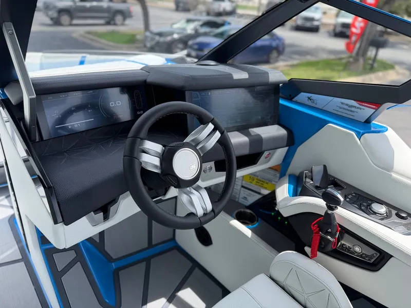 Slide: The Image of Interior of the 2026 Nautique Super Air Nautique G25 Paragon boat. - 20