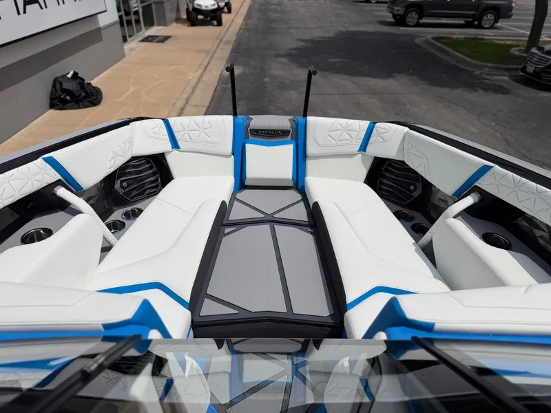 Slide: The Image of Interior of 2026 Nautique Super Air Nautique G25 Paragon boat. - 25