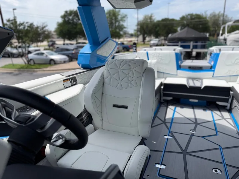 Slide: The Image of Interior of the 2026 Nautique Super Air Nautique G25 Paragon boat. - 32