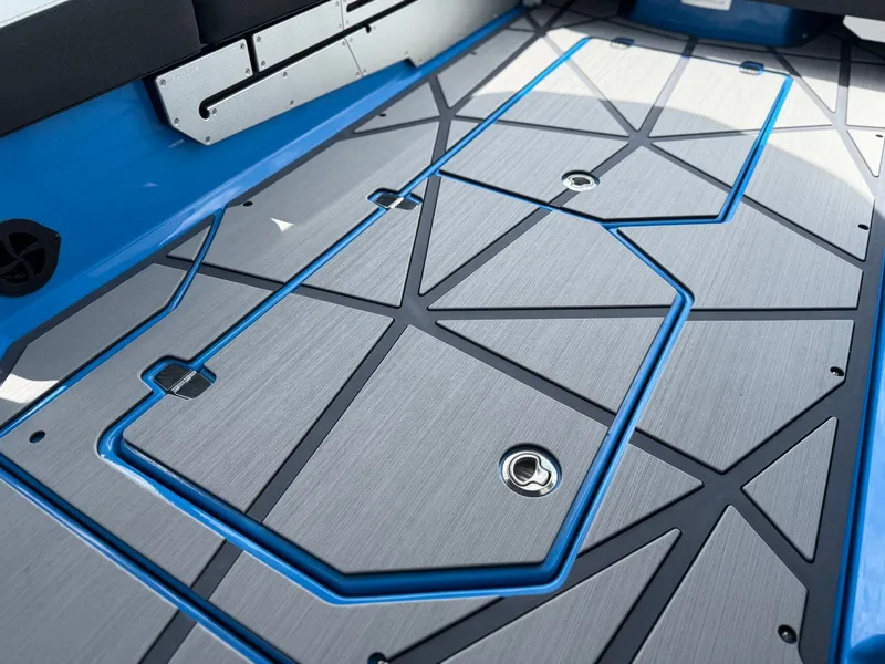 Slide: The Image of 2026 Nautique Super Air G25 Paragon boat deck with modern design. - 33