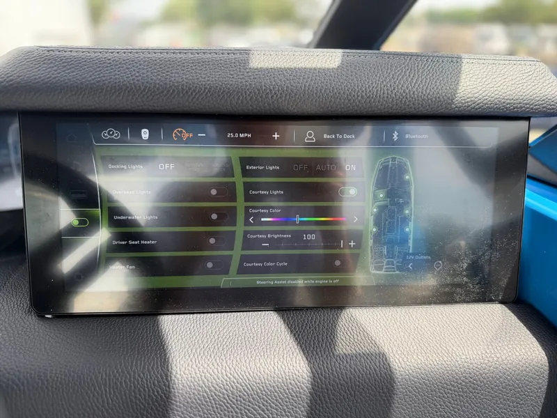 Slide: The Image of Touchscreen display of the 2026 Nautique Super Air Nautique G25 Paragon. - 36