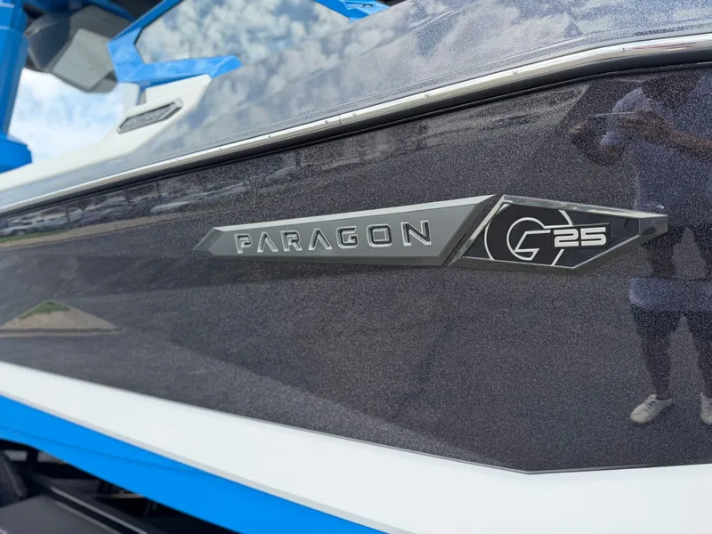 Slide: The Image of 2026 Nautique Super Air Nautique G25 Paragon boat detail shot. - 8