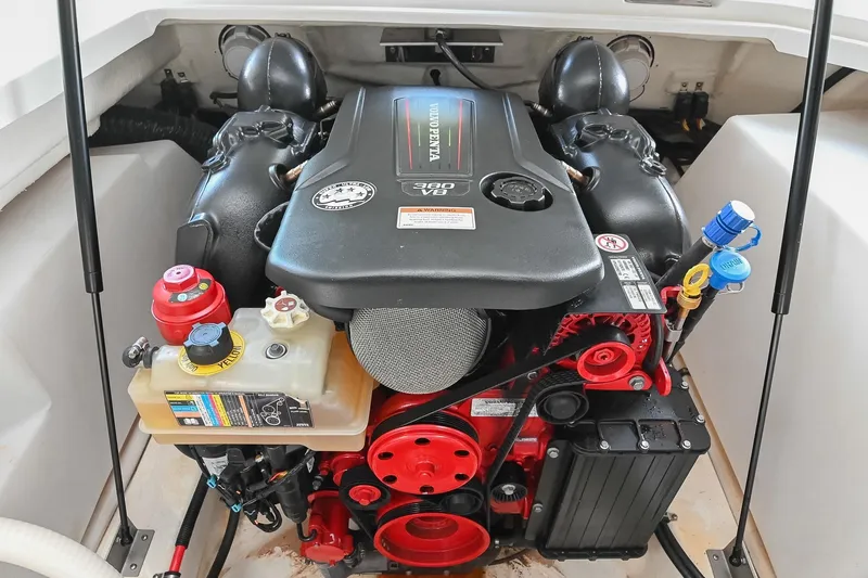 Slide: The Image of 2022 Cobalt R6 Surf engine compartment showcasing a powerful V8 engine. - 45