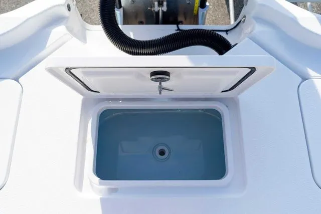 Slide: The Image of Livewell on a 2026 Sportsman Masters 267 Bay Boat. - 49