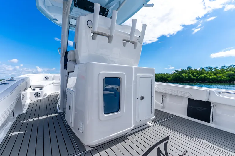 Slide: The Image of 2026 Tidewater 2700 Carolina Bay boat interior with sleek design and modern features. - 39