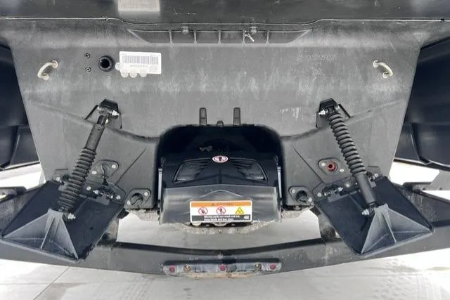 Slide: The Image of Underneath view of a 2022 Seadoo Switch, showcasing its mechanical components and design. - 18