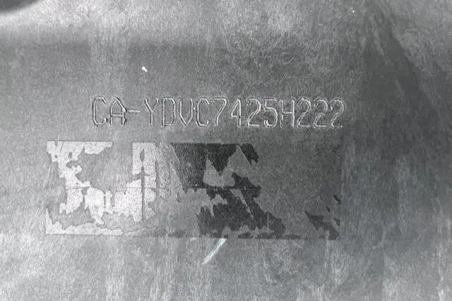 Slide: The Image of 2022 Seadoo Switch hull identification number (HIN) engraved on dark surface. - 21
