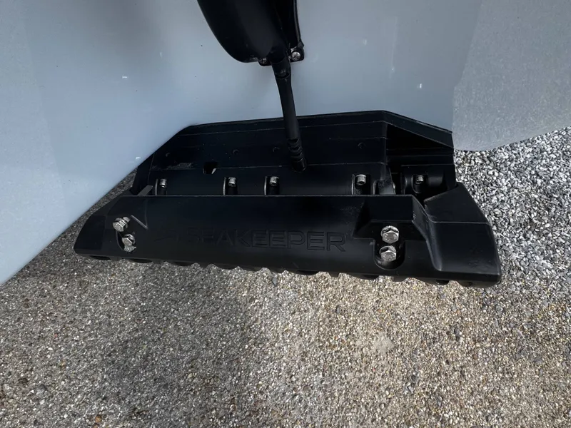 Slide: The Image of Seakeeper stabilizer on a 2026 Tidewater 232 LXF boat. - 22